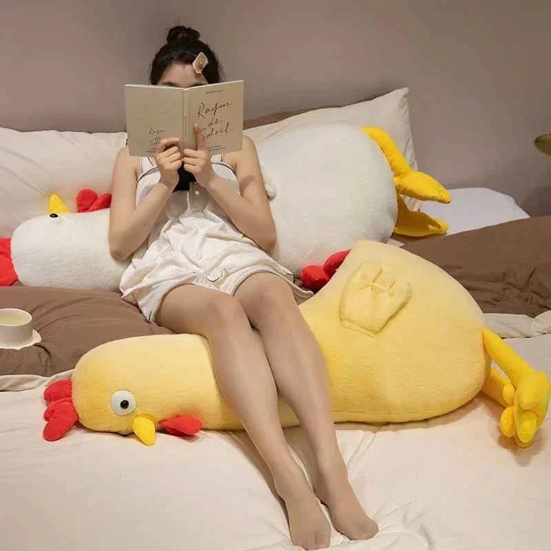 New Kawaii Baby Sleepping Chicken Doll Cute Cock Plush Toys