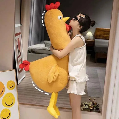 New Kawaii Baby Sleepping Chicken Doll Cute Cock Plush Toys