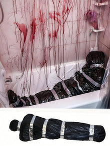 150CM/59INCHES Hanging Corpse Prop Bag, Scary Halloween Decoration, Outdoor Halloween Haunted Decor, Realistic Fake Body