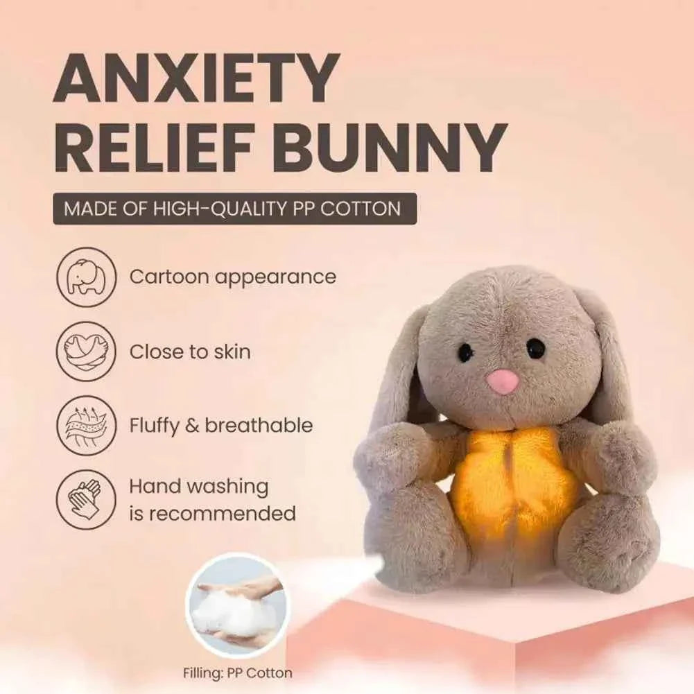 Breathing Bunny Plush Toy – Soft Rabbit Sleep Companion