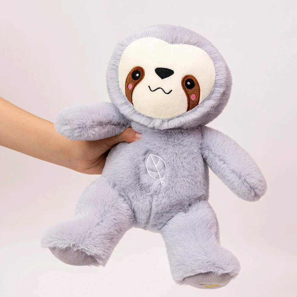 Soothing Sloth Plush Toy – Breathing Sound & Light Companion