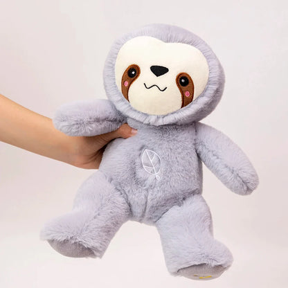 Soothing Sloth Plush Toy – Breathing Sound & Light Companion