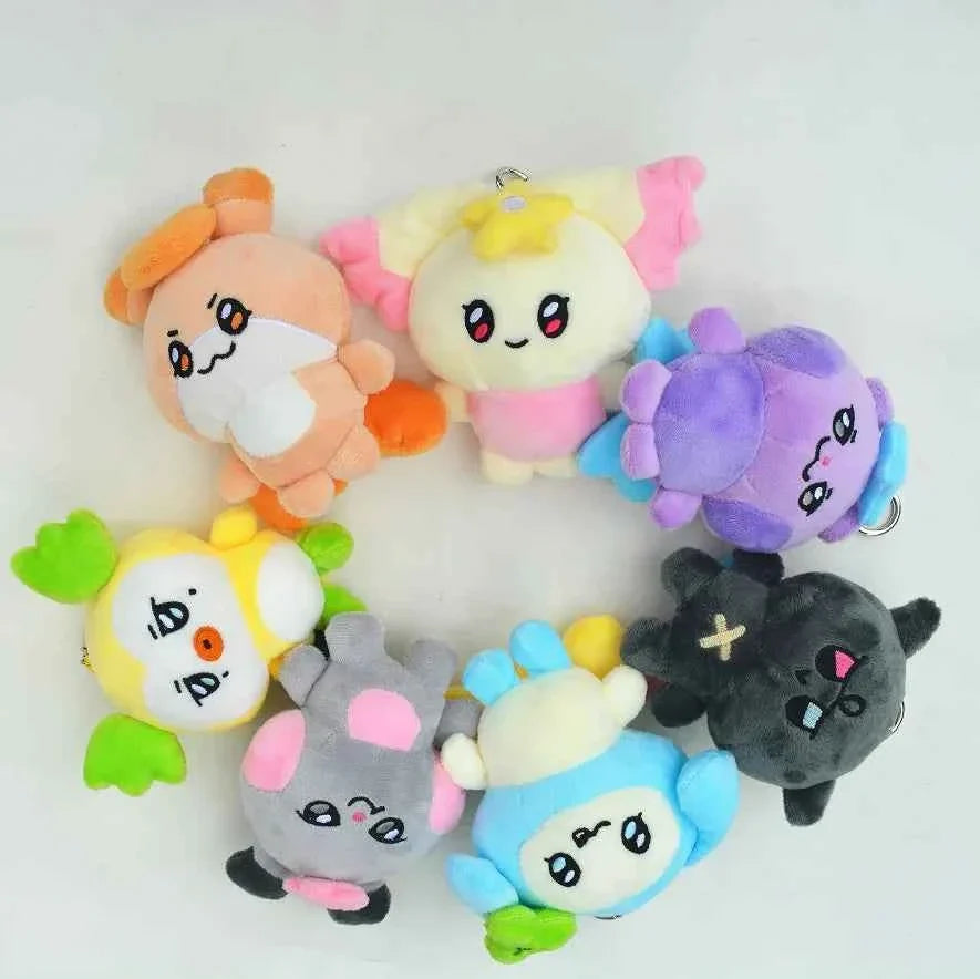 Kawaii Character Plush Toy – Soft Stuffed Animal Doll for Room Decor