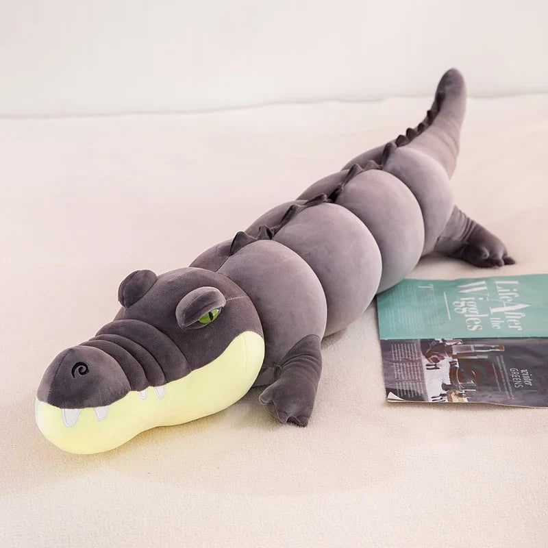 Giant Crocodile Plush Pillow – Long Stuffed Crocodile Body Pillow