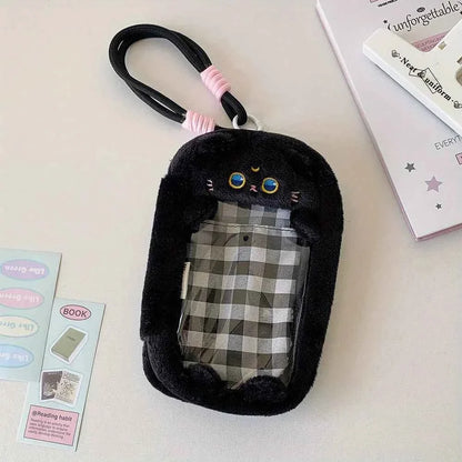 Cartoon Window Storage Bag Handle Walking Handbag Phone Bag