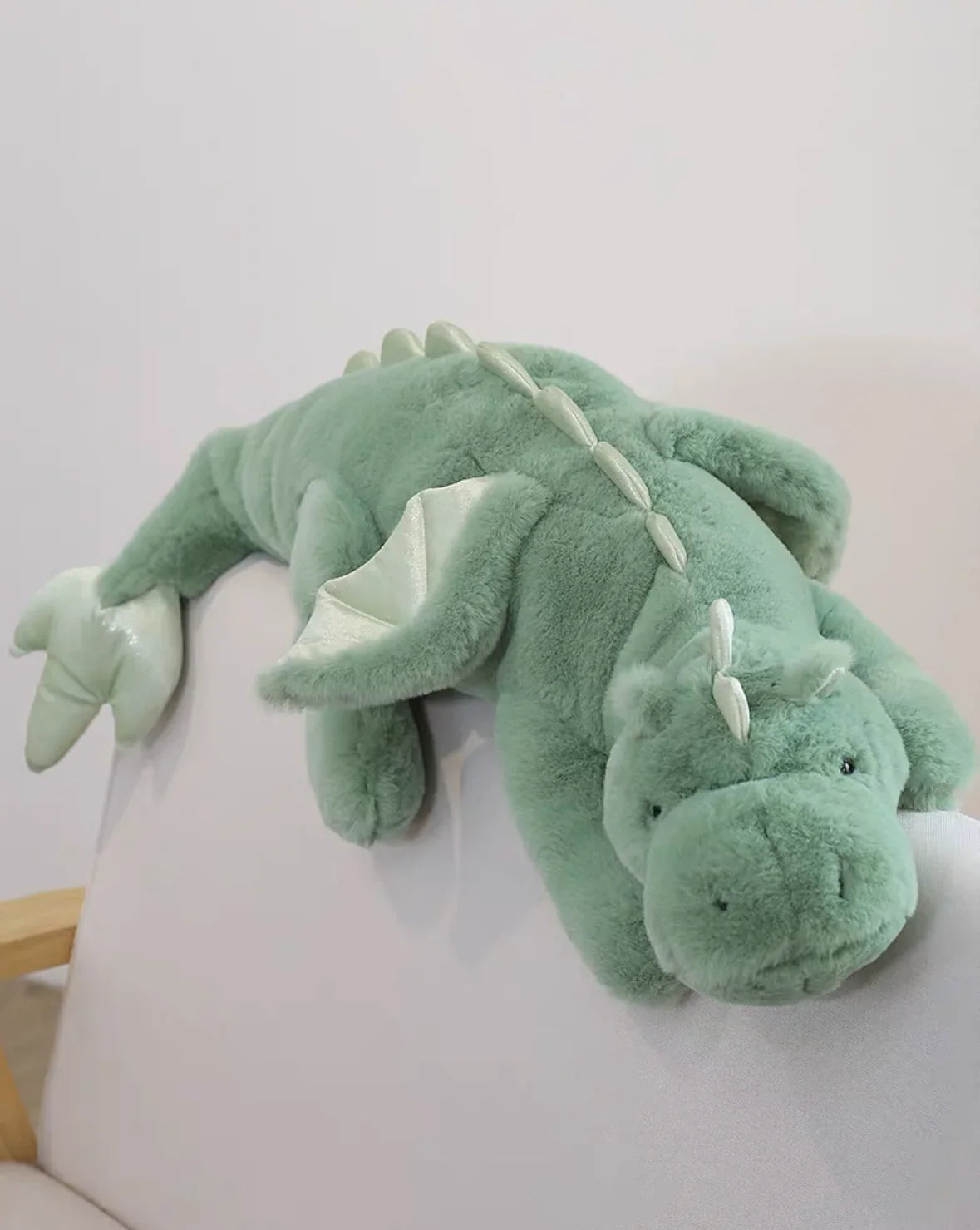 Giant Winged Dragon Plush Toy – Soft Flying Dragon Body Pillow