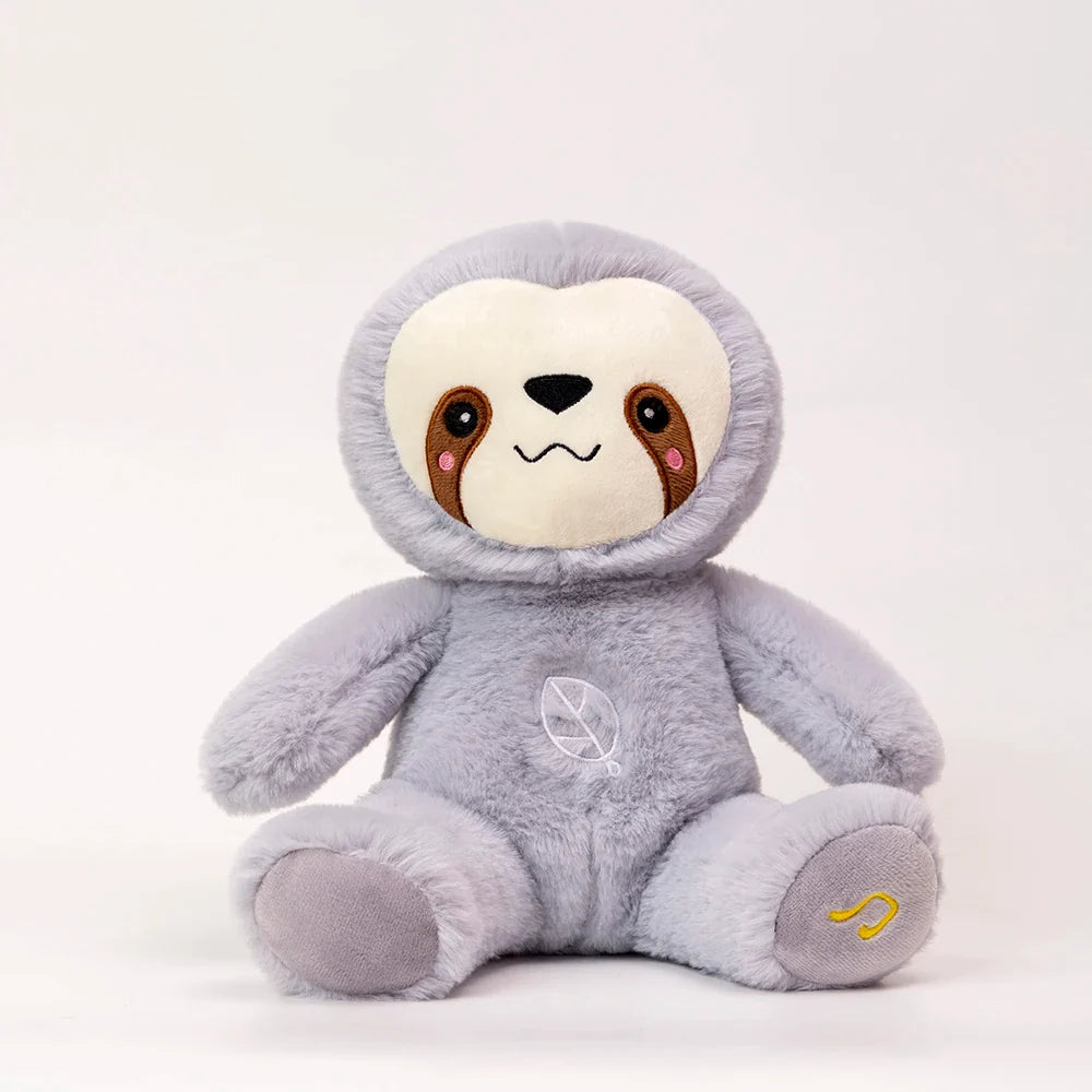 Soothing Sloth Plush Toy – Breathing Sound & Light Companion