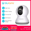 Blurams 2.4＆5G WiFi Indoor Camera, 2K, 360° PTZ Pet Dog IP CCTV Camera with Phone App, 2-Way Talk, Night Vision, for Home Securi