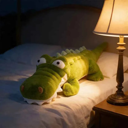 Giant Crocodile Plush Toy – Soft Stuffed Animal Body Pillow