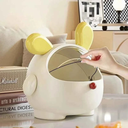 Kawaii Korean Storage Rack Desktop Rabbit Storage Box Desk