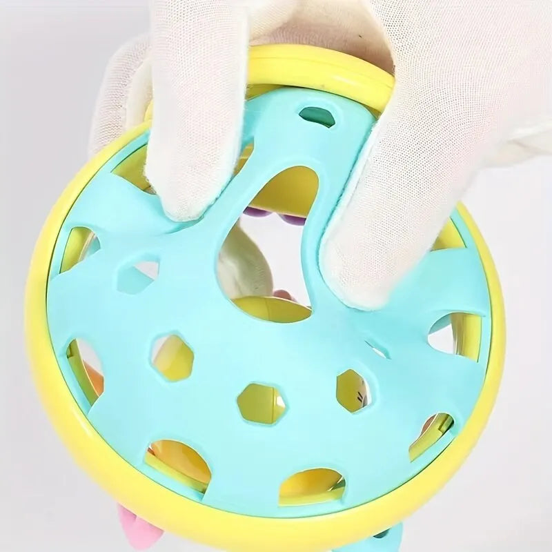Baby Catch Ball Rattle – Bendy Sensory Toy for Infants