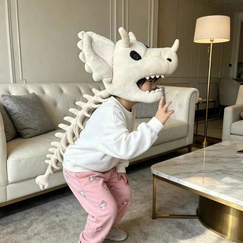 Skeleton Dinosaur Plush Toy – Giant Funny Dinosaur Stuffed Animal Pillow