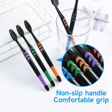 10/20 Pcs Family pack toothbrush, Bamboo Charcoal Soft fur Toothbrush, Travel Carry，Color random