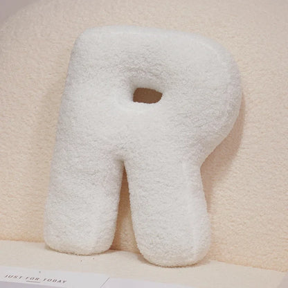 Kawaii English Letter Plush Pillow – Soft Stuffed Alphabet Sofa Cushion & Kids Learning Toy (A–Z + Heart)