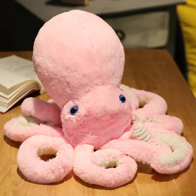 Lifelike Octopus Plush Toy – Giant Sea Animal Pillow