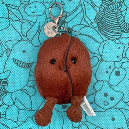 Mini Food Plush Bag Charm – Soft Jellyfish Cherry Watermelon Keychain Plush