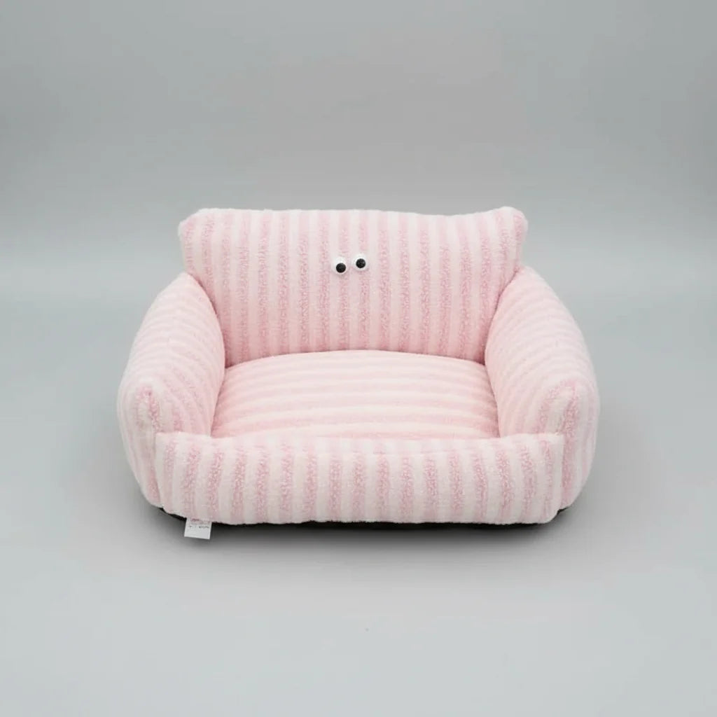 Warm Pet Sofa Bed – Cozy Cat Nest and Small Dog Sleeping Cushion