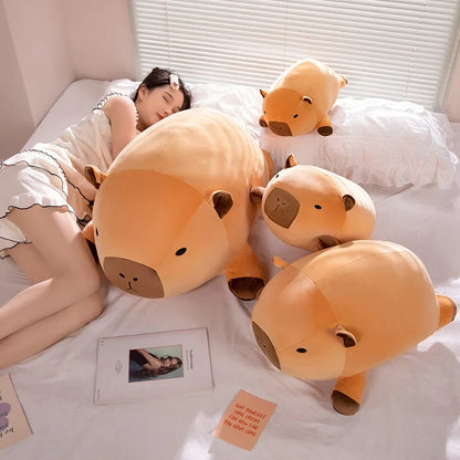 Fatty Capybara Plush Pillow – Kawaii Standing Animal Bolster
