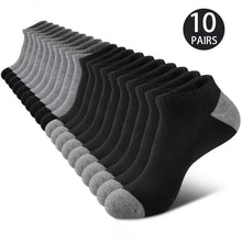 10 Pairs Breathable Low-Cut Socks – Odor Proof & Sweat Absorbing