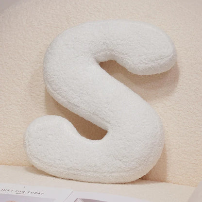Kawaii English Letter Plush Pillow – Soft Stuffed Alphabet Sofa Cushion & Kids Learning Toy (A–Z + Heart)