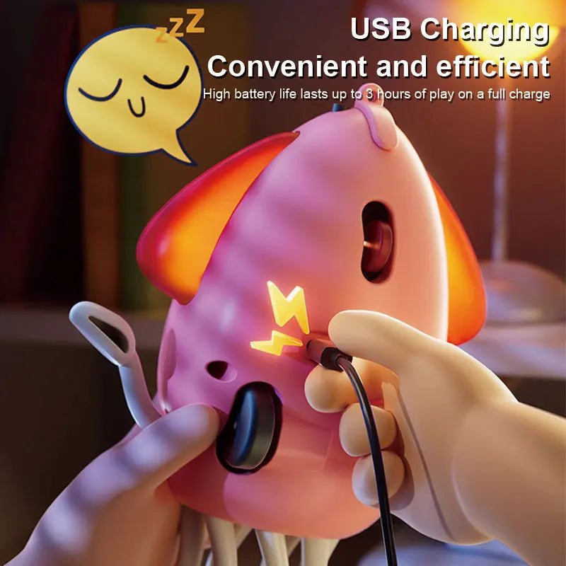 1Pc funny Dancing Octopus toy Crawling Auto-sensing Avoiding Obstacles Electronic Pet With Music Light Kids Christmas Gifts