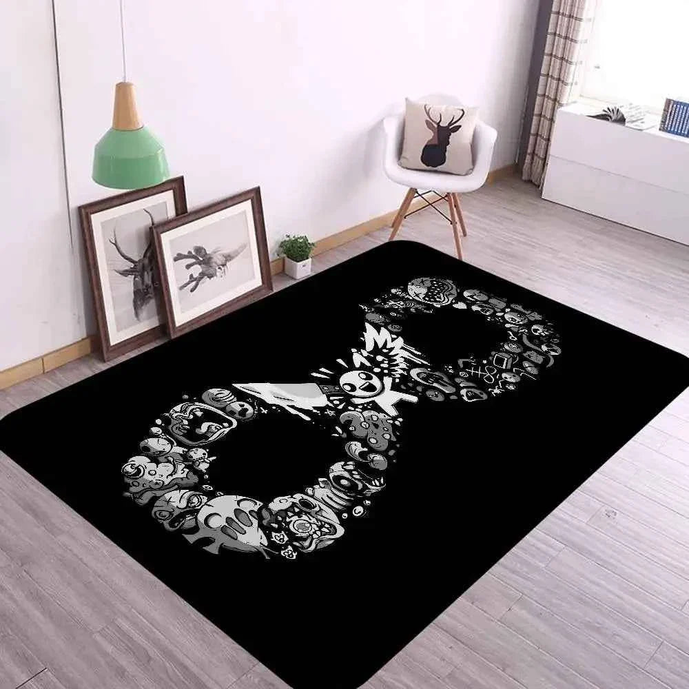 Pixel Game Entrance Floor Mat – Washable Non-Slip Area Rug for Bedroom and Living Room