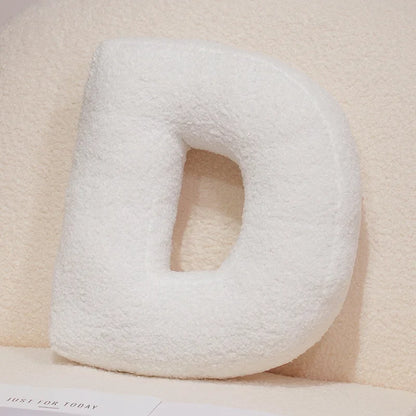Kawaii English Letter Plush Pillow – Soft Stuffed Alphabet Sofa Cushion & Kids Learning Toy (A–Z + Heart)