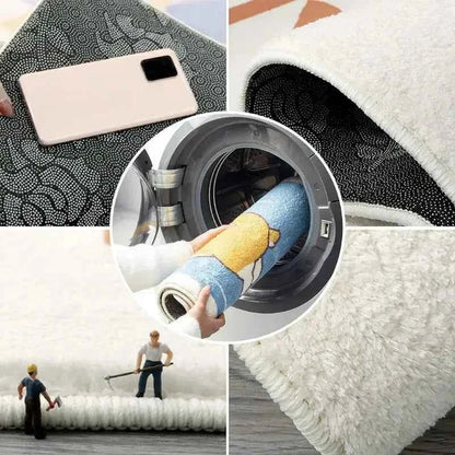 Cute Capybara Rug Warmth-Retaining & Non-Slip Bedroom & Mat