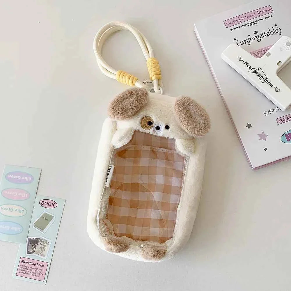 Cartoon Window Storage Bag Handle Walking Handbag Phone Bag
