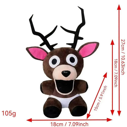 Forest Animal Plush Toy – Elk Deer & Owl Stuffed Doll