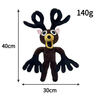 Forest Animal Plush Toy – Elk Deer & Owl Stuffed Doll