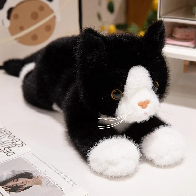 Lifelike Cat Plush Toy – Premium Fluffy Kitten Stuffed Animal (8 Styles)