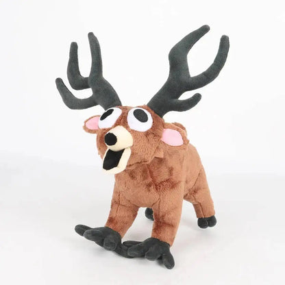 Forest Animal Plush Toy – Elk Deer & Owl Stuffed Doll