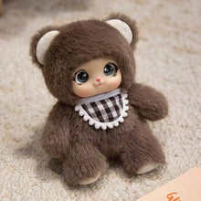 18cm Kawaii Animal Plush Toys – Cute Vinyl Face Rabbit, Bear & Sheep Pendant for Kids, Bag Charm & Gift for Animal Lovers