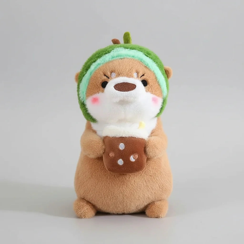 Kawaii Otter Plush Pillow – Soft Dinosaur Rabbit Unicorn Stuffed Animal