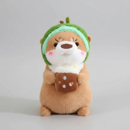 Kawaii Otter Plush Pillow – Soft Dinosaur Rabbit Unicorn Stuffed Animal