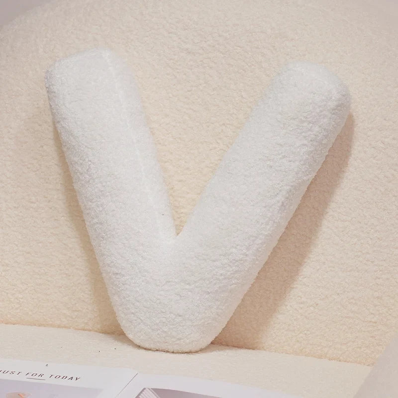 Kawaii English Letter Plush Pillow – Soft Stuffed Alphabet Sofa Cushion & Kids Learning Toy (A–Z + Heart)