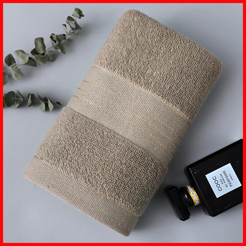 All-cotton Class A Thickened Absorbent Jacquard Polyester-cotton Skin-friendly Face Towel Bath Pure Cotton Towel Adult Towel