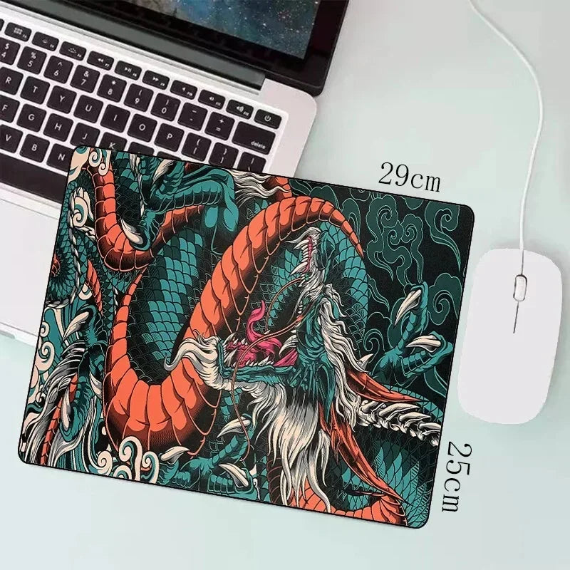 Japanese Dragon Large XXL Gaming Mousepad 900x400 700x300 Speed Desk Mat Anime Theme Keyboard Gamer Mouse Pad for Esports