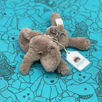 Mini Food Plush Bag Charm – Soft Jellyfish Cherry Watermelon Keychain Plush