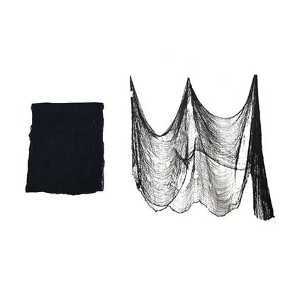 Halloween Bloody Gauze Decorations,Horror Bloody Cloth Bandage,Door Curtainsss,Halloween Haunted House Party Props