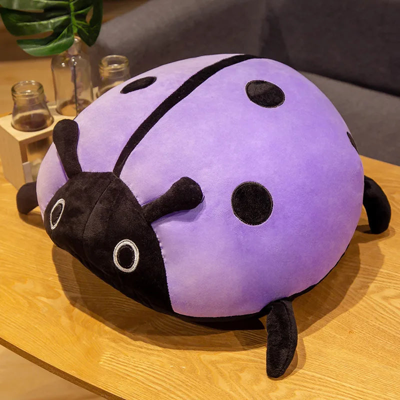Cute Ladybug Plush Toy – Soft Ladybird Pillow Cushion