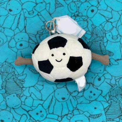Mini Food Plush Bag Charm – Soft Jellyfish Cherry Watermelon Keychain Plush