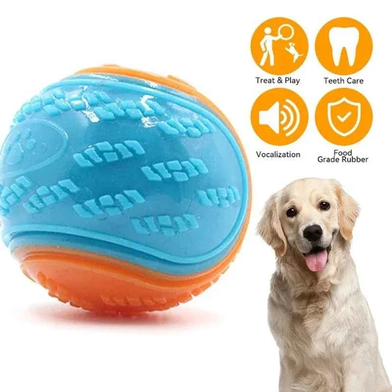 6Pcs Squeaky Dog Balls – Interactive Chew Toys for Dogs