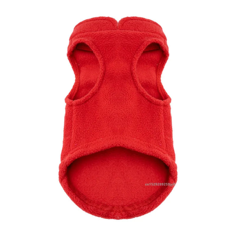 Winter Warm Dog Jacket with D-Ring – Cozy Pet Vest for Small Dogs & Cats