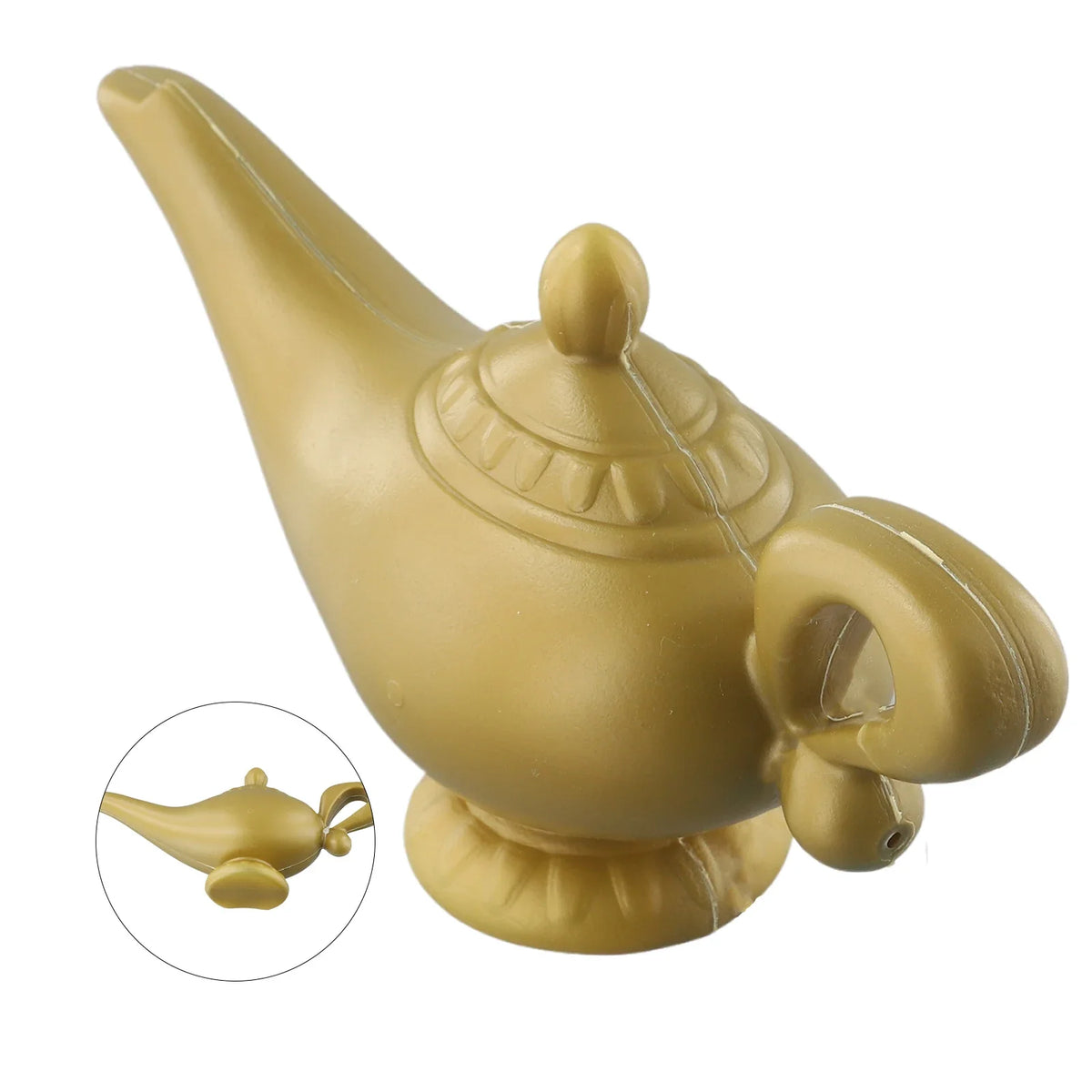 Aladdin Genie Lamp Costume Props Halloween Christmas Tea Pot Cartoon Genie Lamp Home Party Ornament