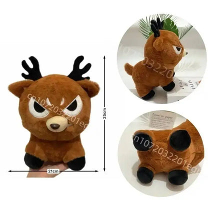 Forest Animal Plush Toy – Elk Deer & Owl Stuffed Doll
