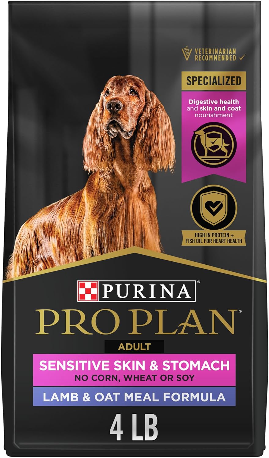 Purina Pro Plan Sensitive Skin & Sensitive Stomach Lamb & Oat Meal Formula