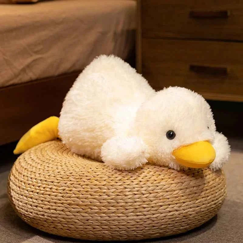 Cute Cartoon Anime Party Pose Yellow Duck Stuffed
