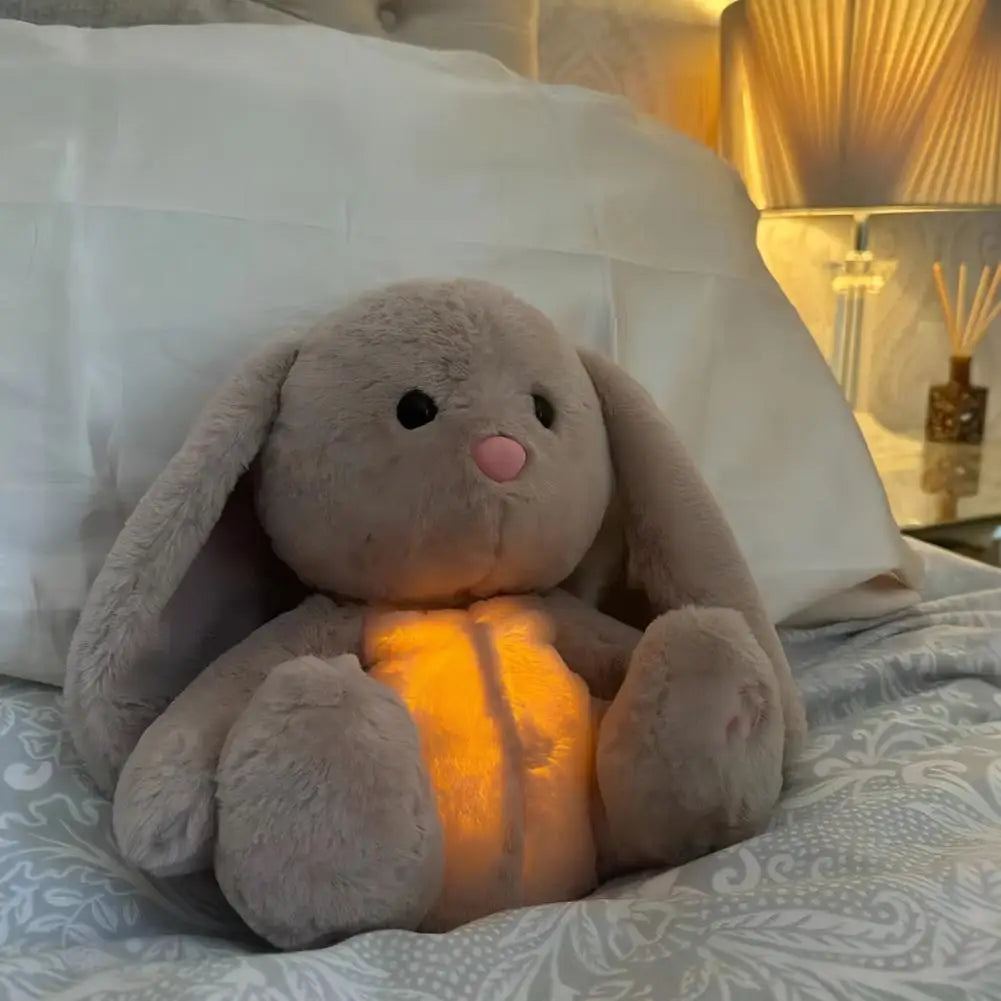 Breathing Bunny Plush Toy – Soft Rabbit Sleep Companion